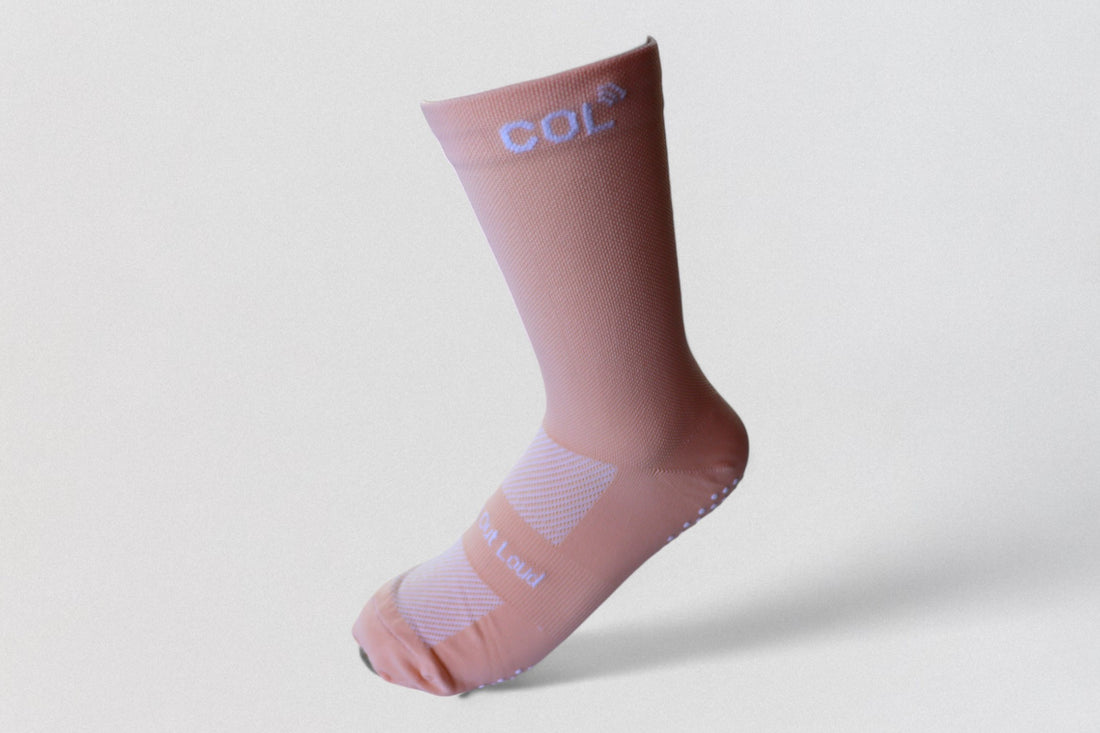 Rose Compression Cycling Socks