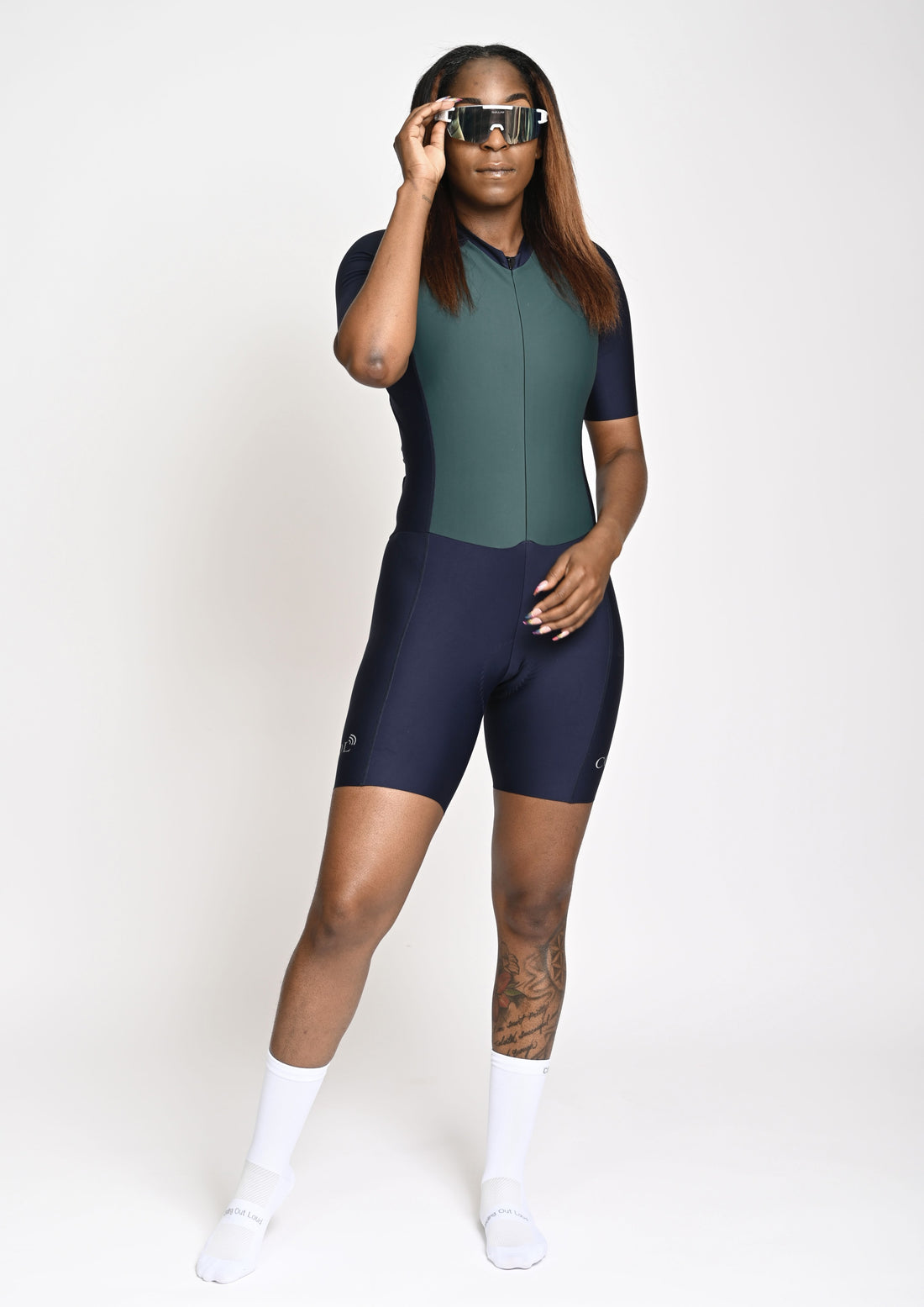 Emerald Echelon Performance Cycling Skinsuit