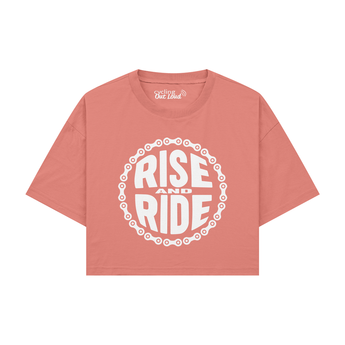 Crop Rise and Ride Premium T-Shirt