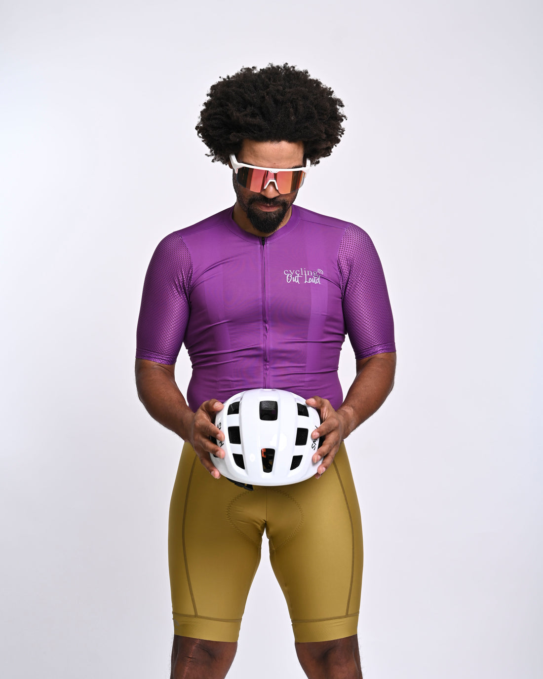 Men's Electric Magenta Performance Cycling Jersey