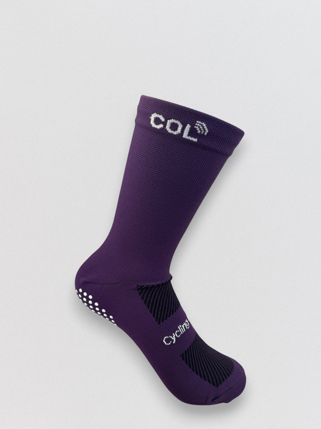 Purple Power Compression Cycling Socks