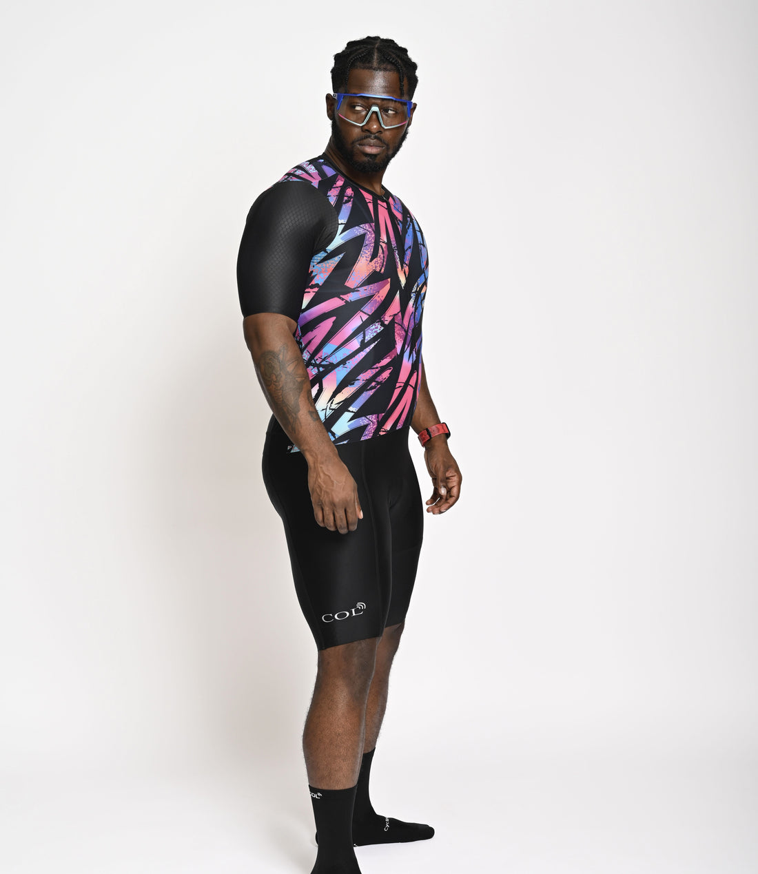 Men's Black Elite Cycling Bibs