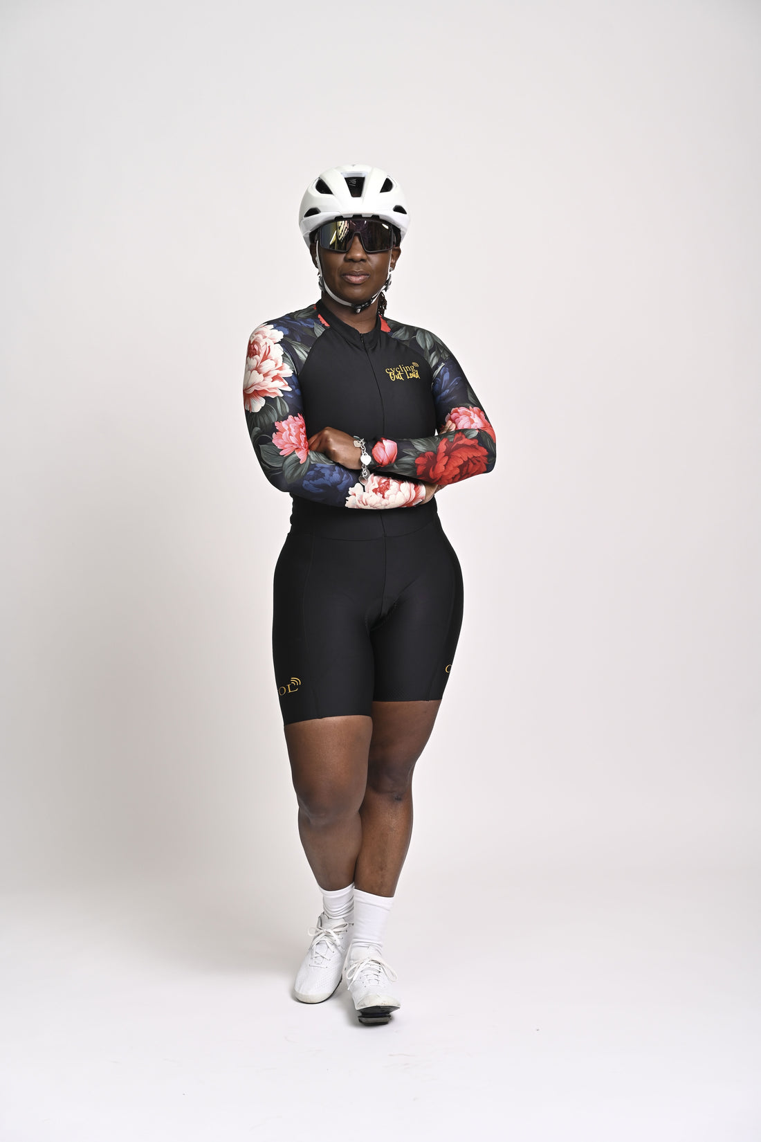 Dark Bloom Performance Cycling Skinsuit